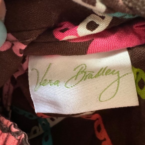 Vera Bradley Saddle Hipster Pushlock Closure Crossbody Purse LOLA 10" x 10" x 1" - Picture 12 of 13